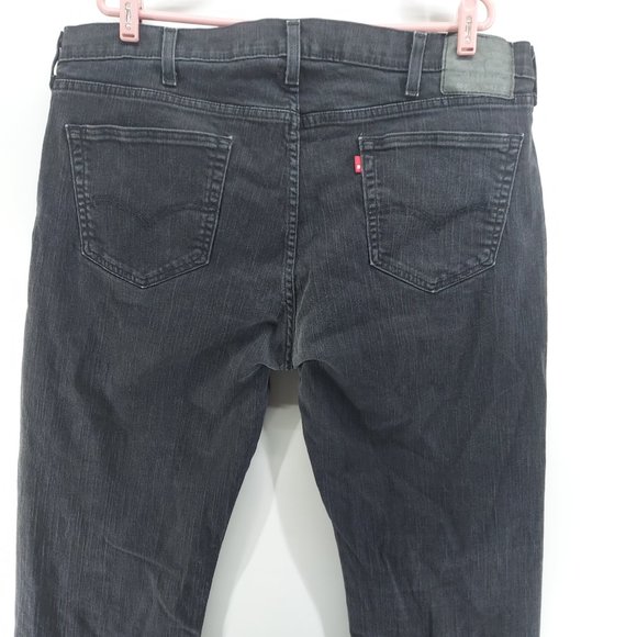 Mens Levi's 559 black Jeans Straight Leg  size 42 - Picture 10 of 12